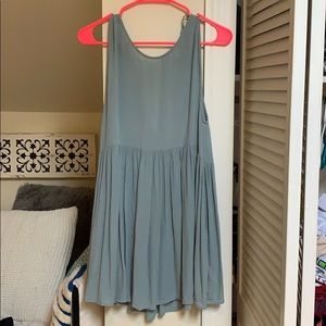 Teal babydoll dress